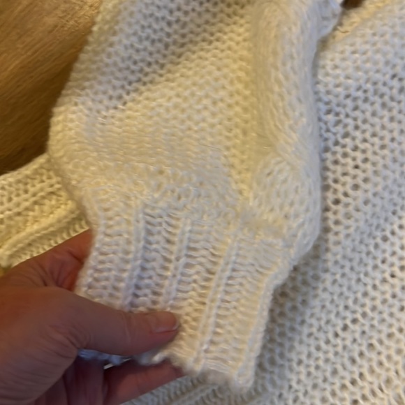 Almost Famous New Crochet Open Cardigan Sweater M - Picture 6 of 6